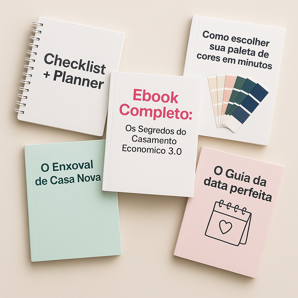 Materiais do Plano Completo - Guia do Casamento Econômico